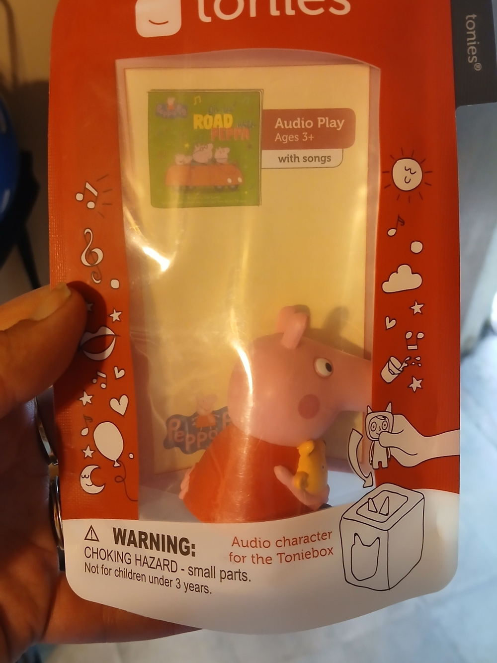 Peppa Pig Pink and Red Audio Character for Toniebox